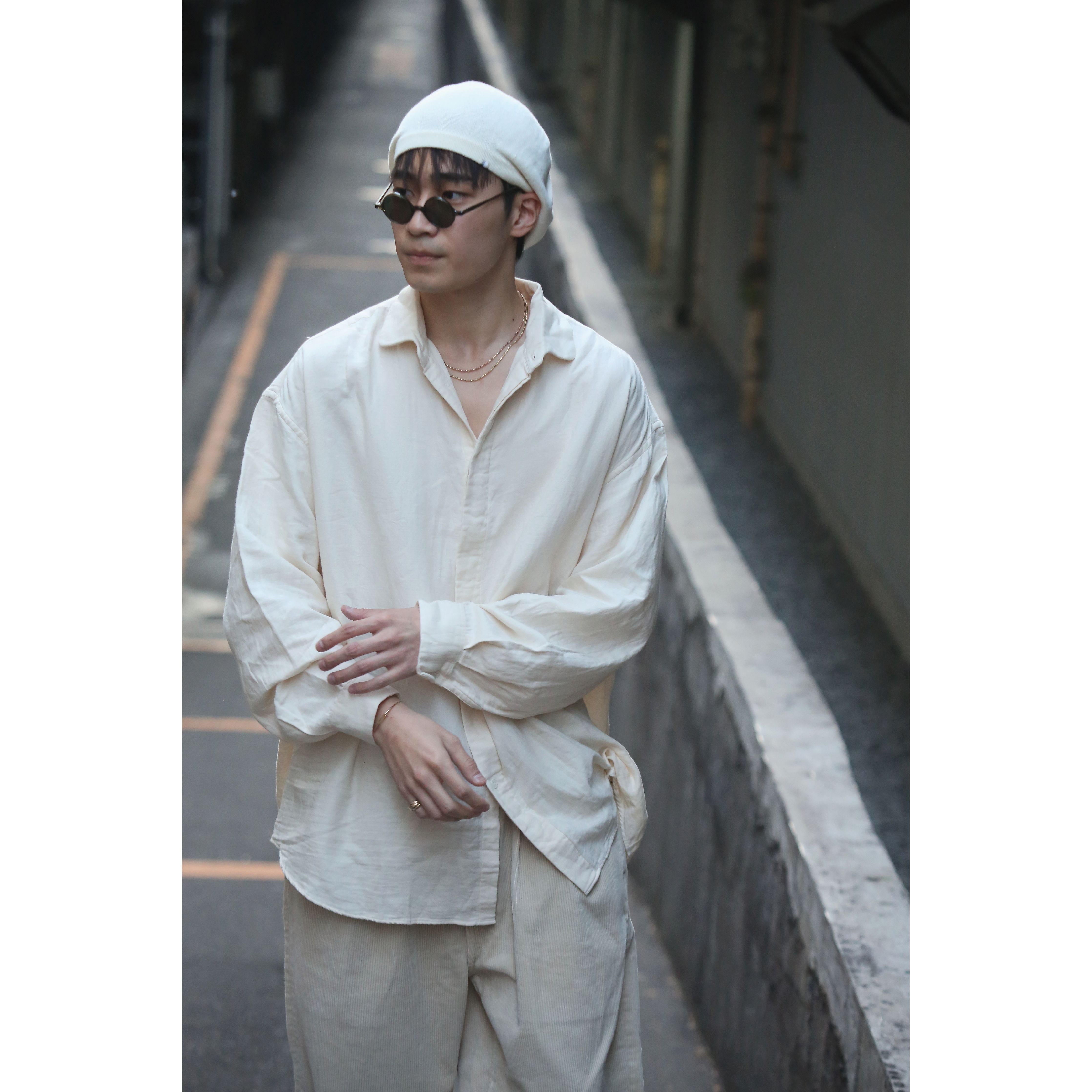 トップス Porter Classic - NEW ARTIST LINEN SHIRT PORTER CLASSIC】NEW ARTIST LINEN SHIRT -SLOW&STEADY