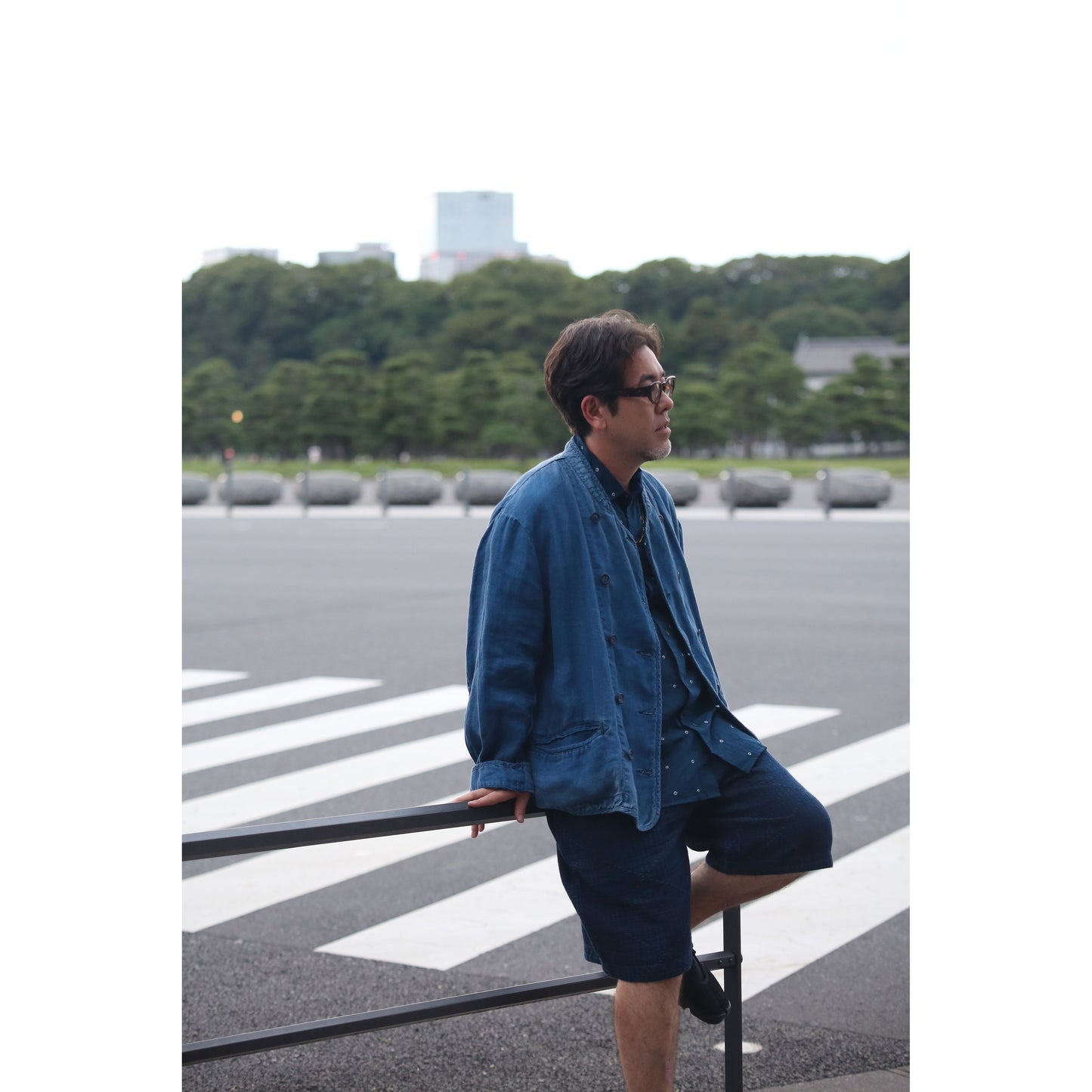 SEA ISLAND SASHIKO SHORTS (LIMITED)