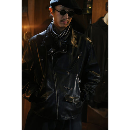 PC RIDERS JACKET W/LOVE & PEACE SILVER CUSTOM 002 (LIMITED)
