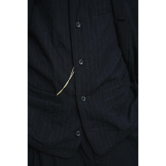 PIN STRIPE CLASSIC VEST WATCH CHAIN ITEM