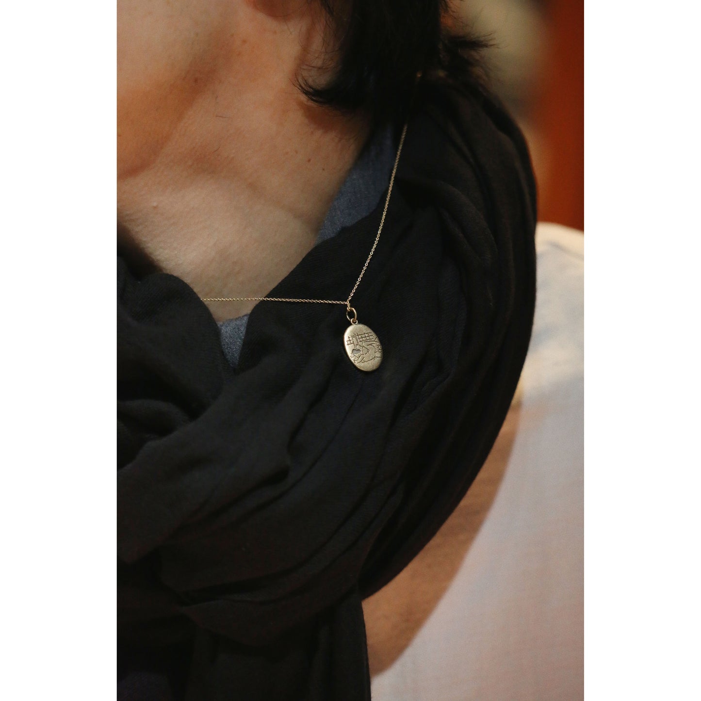 "TOKYO MARUNOUCHI EXCLUSIVE" HEART / 春画 REVERSIBLE NECKLACE