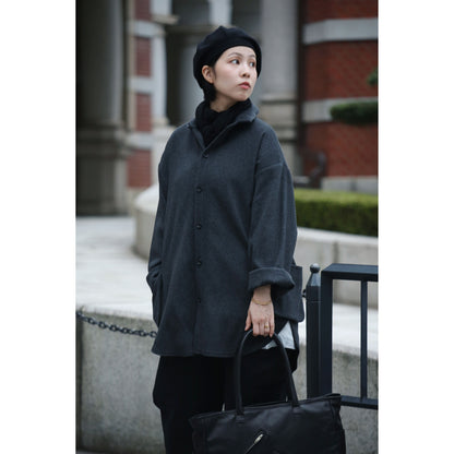 CASHMERE SHIRT JACKET(BABY CASH)