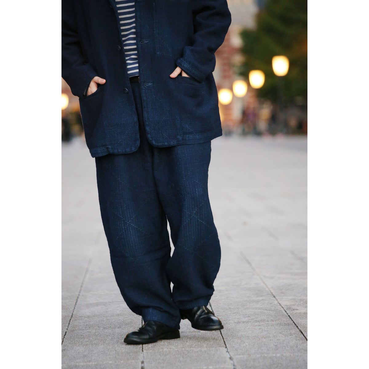 SEA ISLAND SASHIKO BEBOP PANTS (LIMITED)