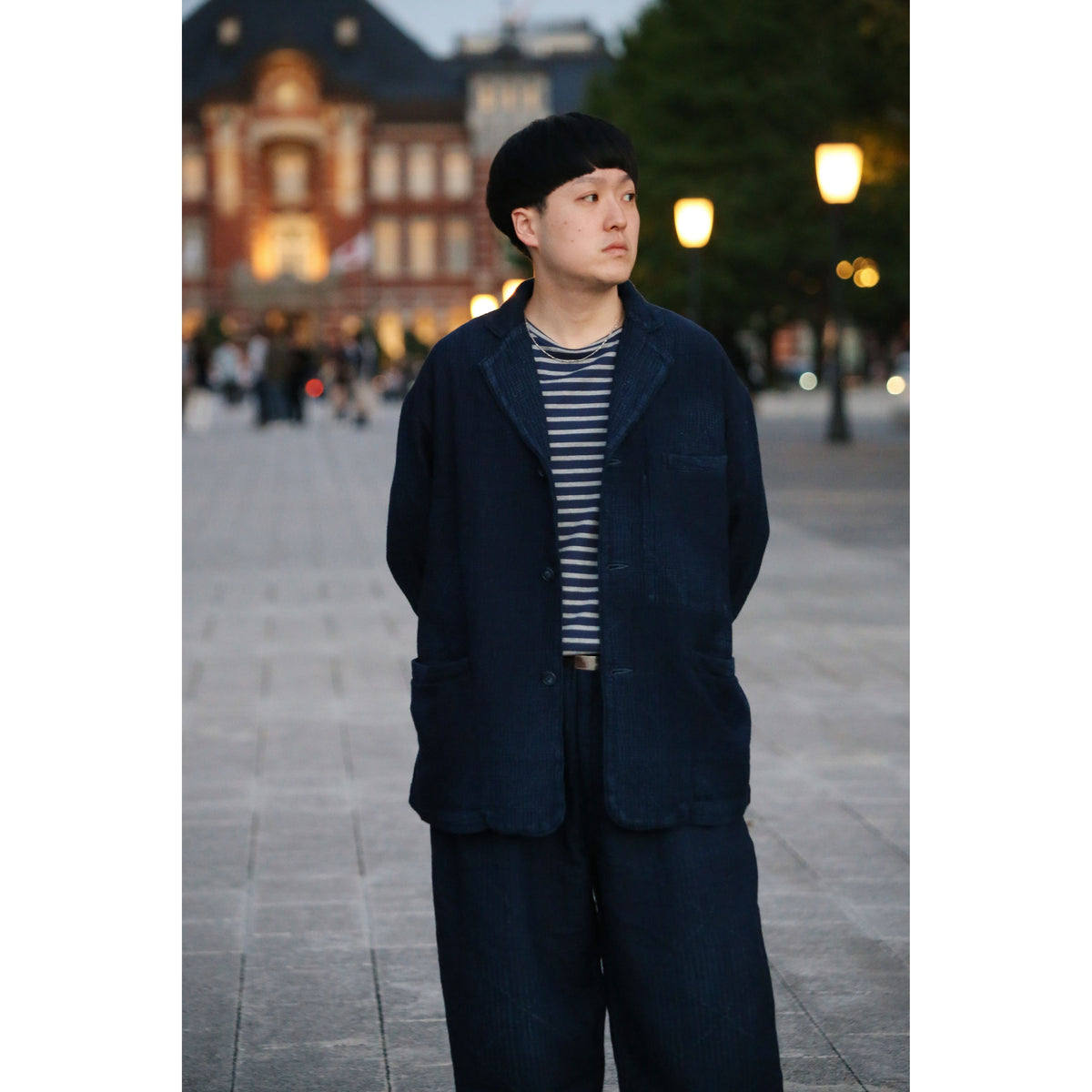 SEA ISLAND SASHIKO BEBOP PANTS (LIMITED)