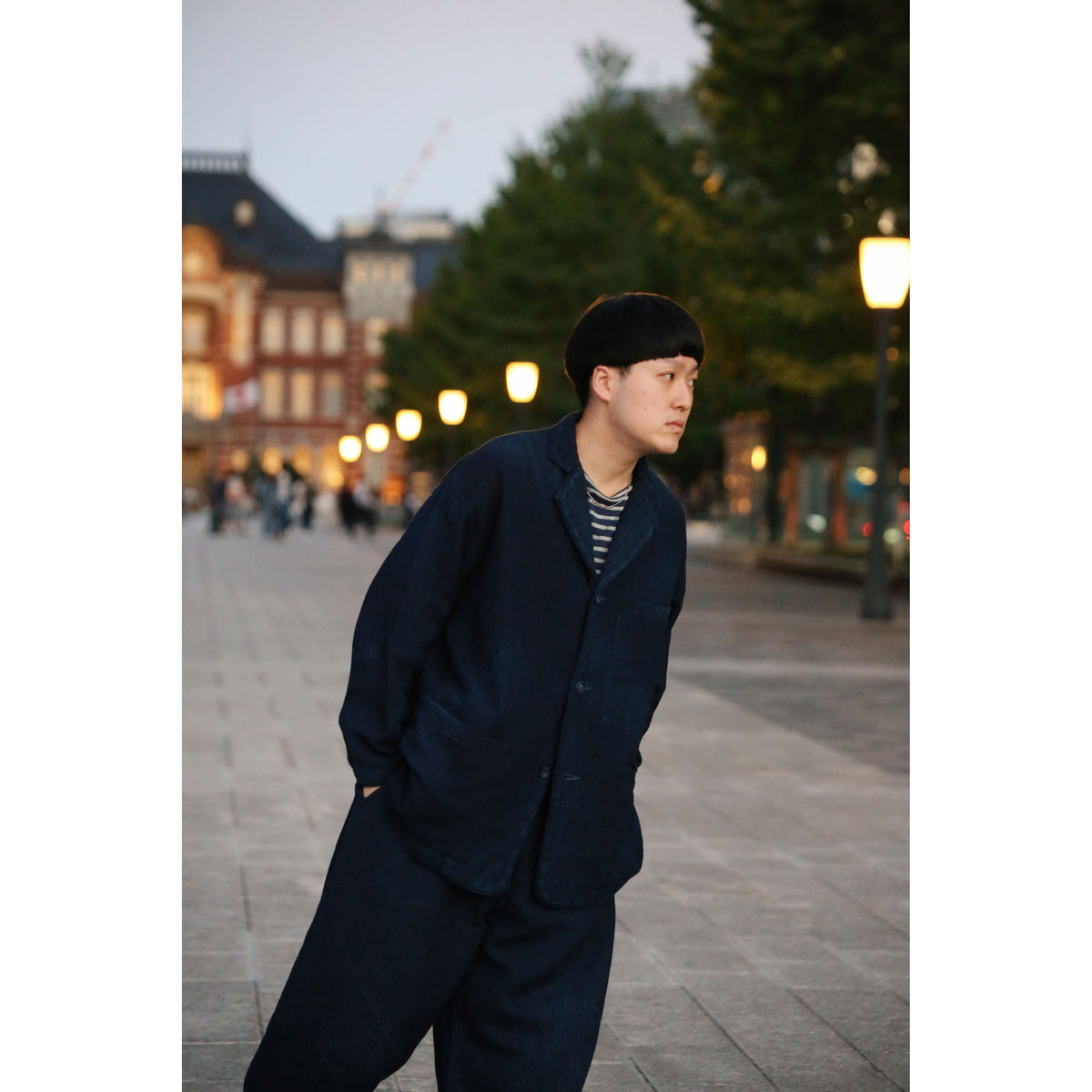 SEA ISLAND SASHIKO BEBOP PANTS (LIMITED)