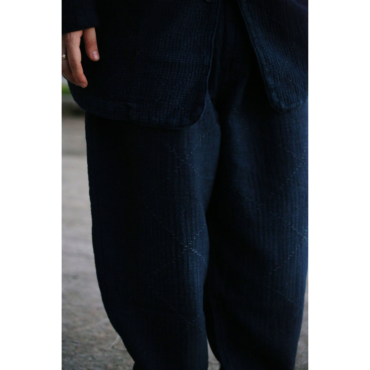 SEA ISLAND SASHIKO BEBOP PANTS (LIMITED)