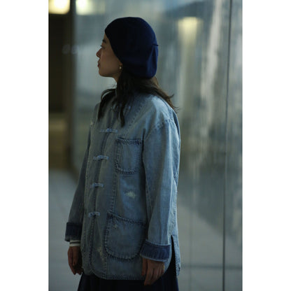 CANNERY ROW DENIM CHINESE JACKET