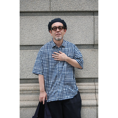 "PC EXCLUSIVE" BEAT WRITER 水彩 GINGHAM SHIRT