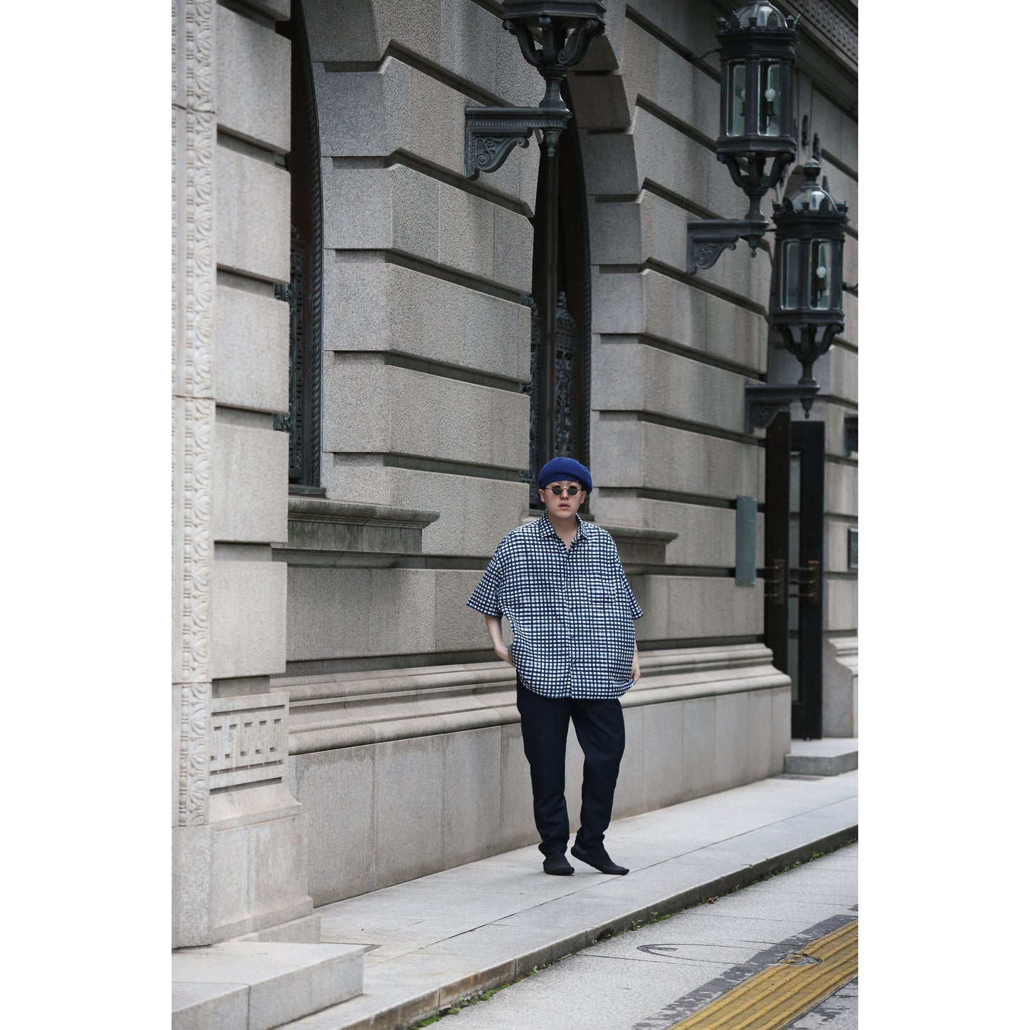 "PC EXCLUSIVE" BEAT WRITER 水彩 GINGHAM SHIRT