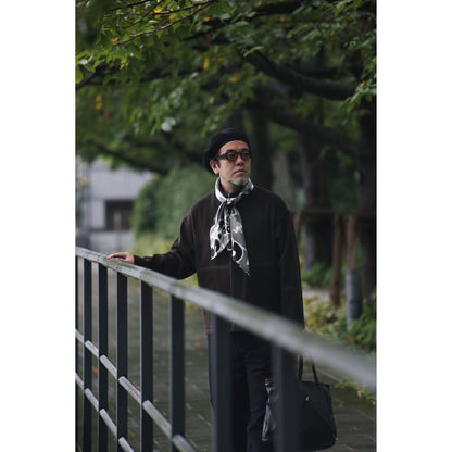 CASHMERE ZIP UP JACKET W/SILVER ZIPPER (BABY CASH)