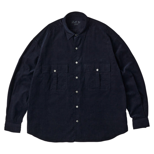 ROLL UP ORGANIC CORDUROY SHIRT (21 WALE)