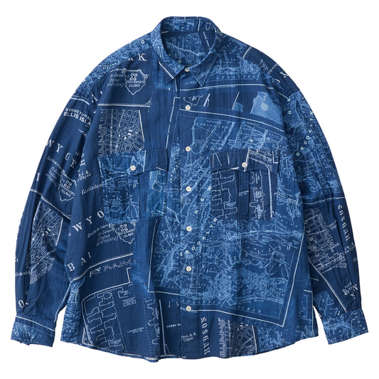 ROLL UP TRAVELER'S GAUZE SHIRT (NEW YORK)