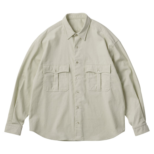 ROLL UP ORGANIC CORDUROY SHIRT (14WALE)