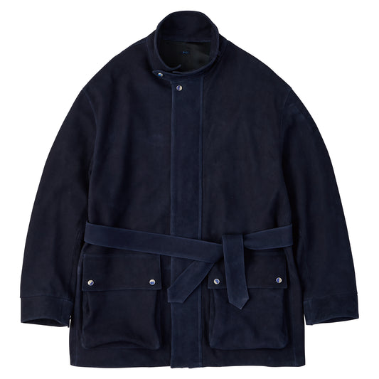CRASH COLLECTION LEATHER SUEDE MORTORCYCLE JACKET Ⅱ (ENTREFINO)