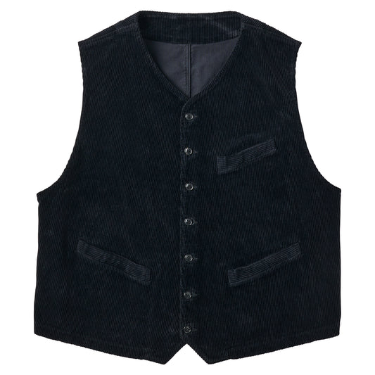 CORDUROY CLEMENCEAU VEST WATCH CHAIN ITEM