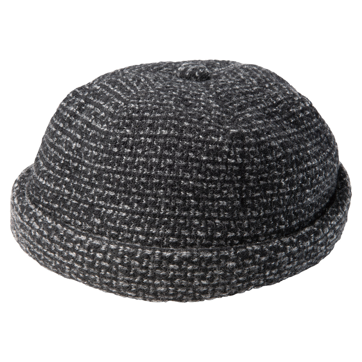 TWEED KNIT FISHERMAN'S CAP