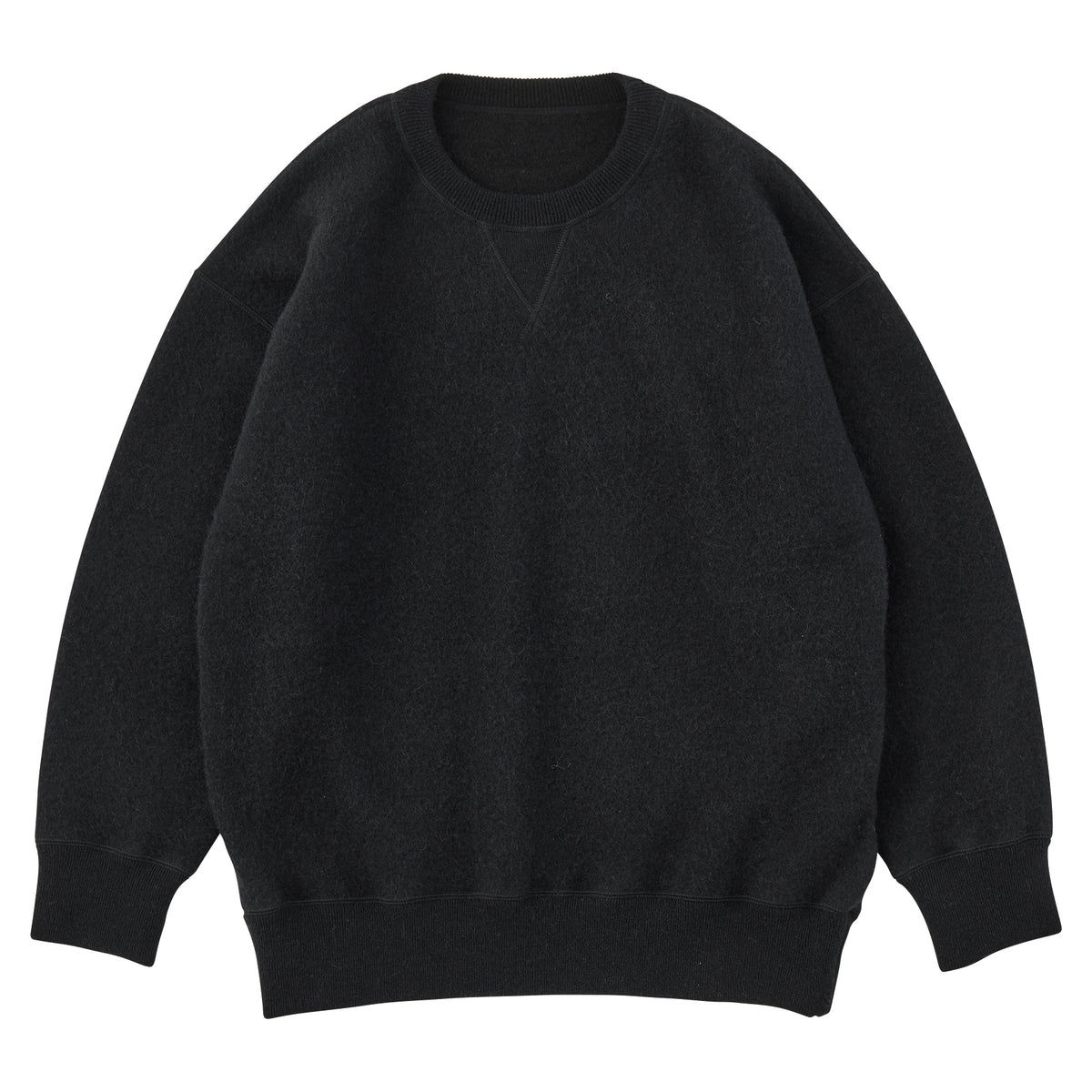 BABY ALPACA / CASHMERE DOUBLE FACE CREWNECK
