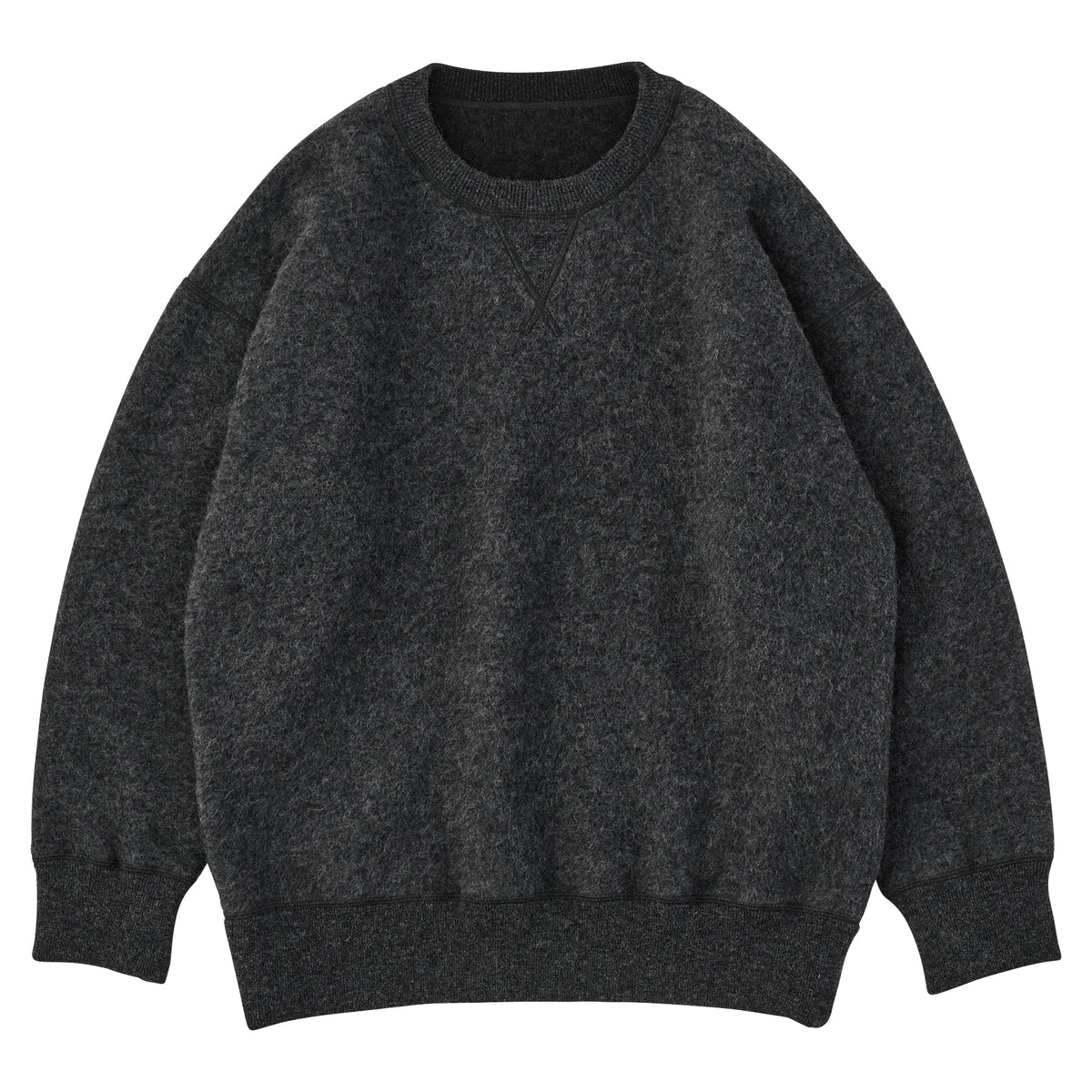 BABY ALPACA / CASHMERE DOUBLE FACE CREWNECK