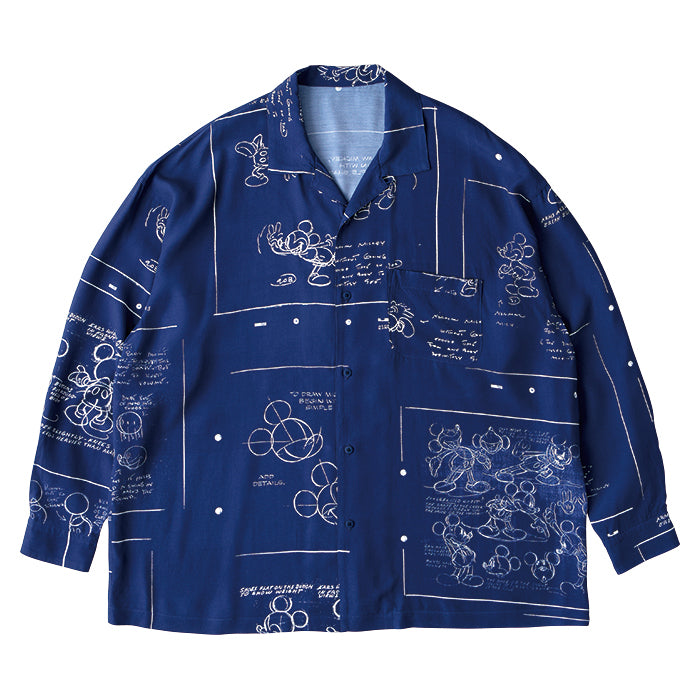 DISNEY MS / PC ALOHA COLLECTION ALOHA LONG SHIRT / MICKEY MOUSE