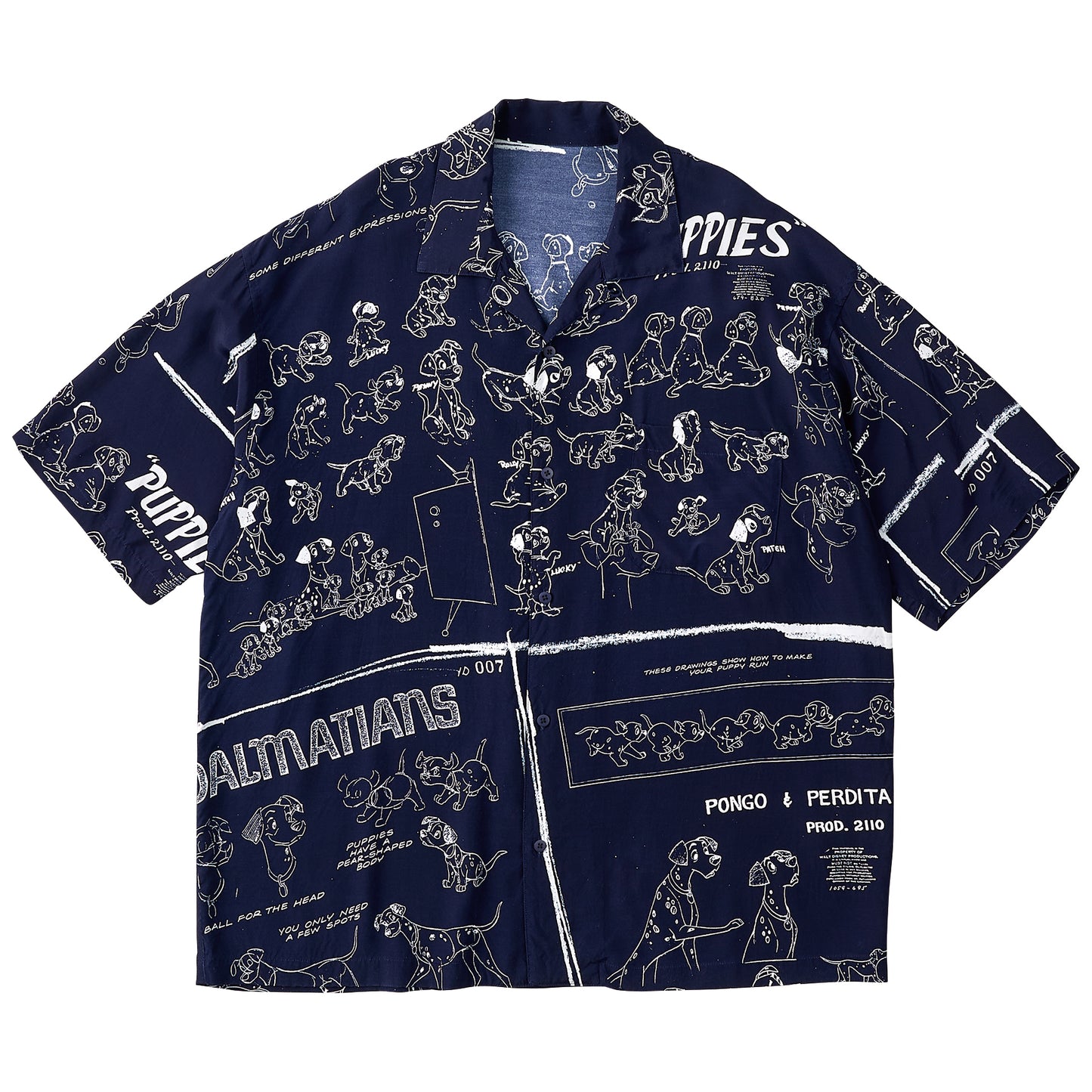 DISNEY MS / PC ALOHA COLLECTION ALOHA SHIRT / 101 DALMATIANS