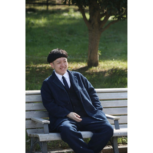 "TOKYO MARUNOUCHI EXCLUSIVE" NEW SASHIKO LIGHT MODIGLIANI JACKET