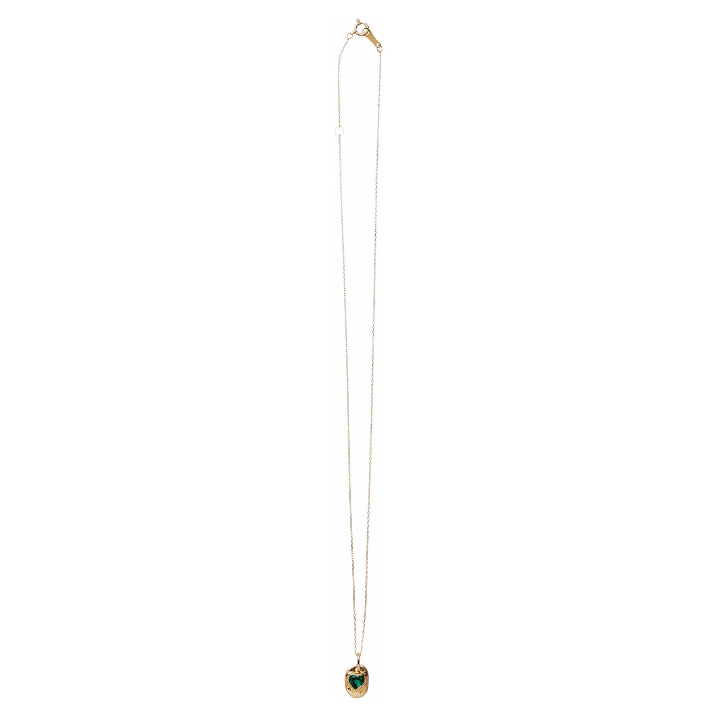 HEART EMERALD GOLD NECKLACE  LIMITED EDITION