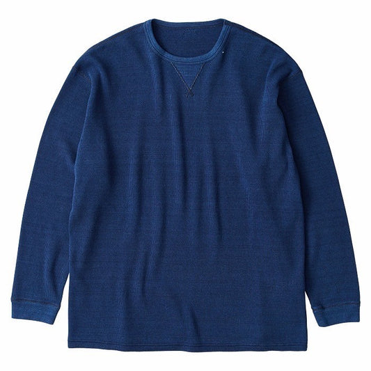 H/W INDIGO THERMAL CREWNECK