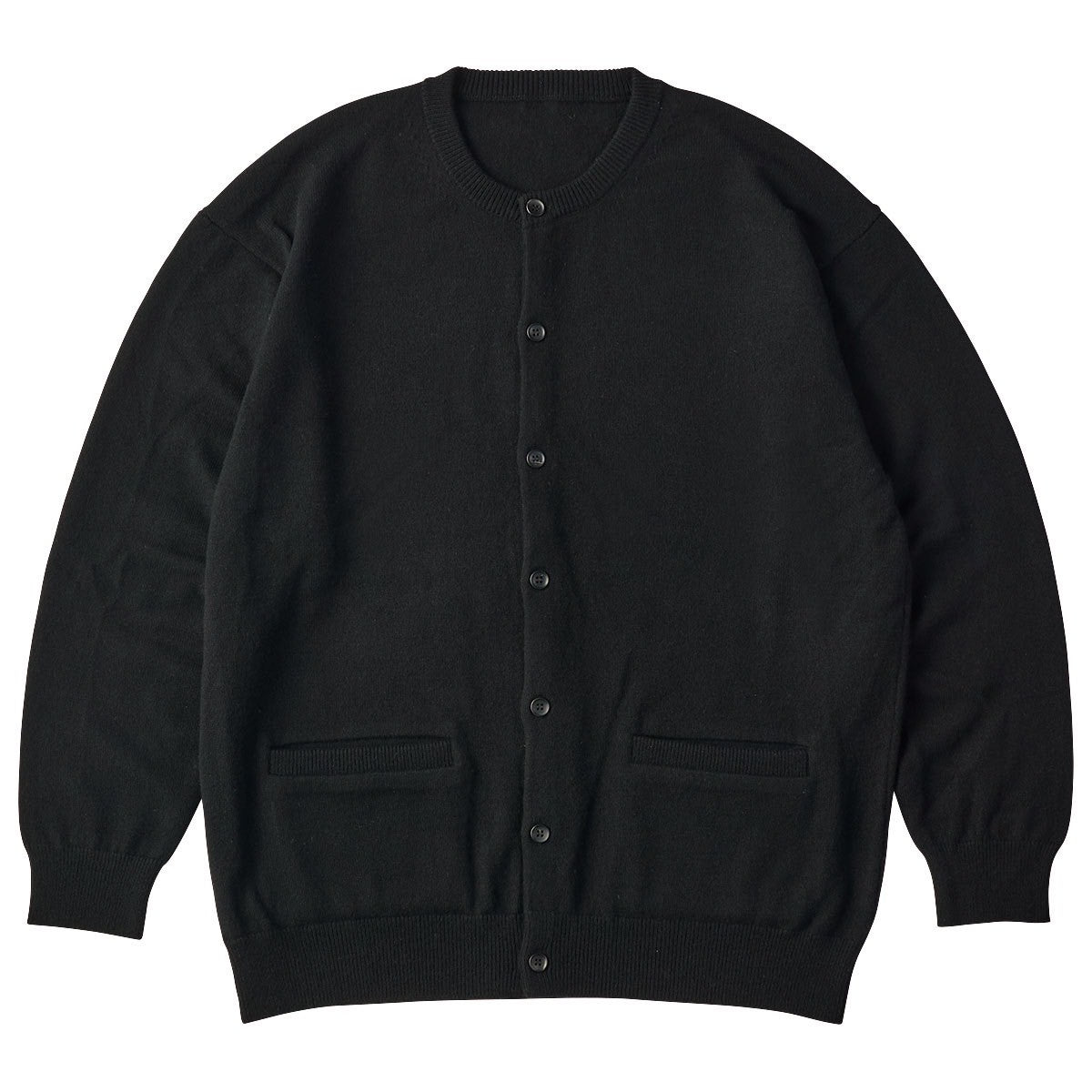 CASHMERE KNIT CREWNECK CARDIGAN (BABY CASH)