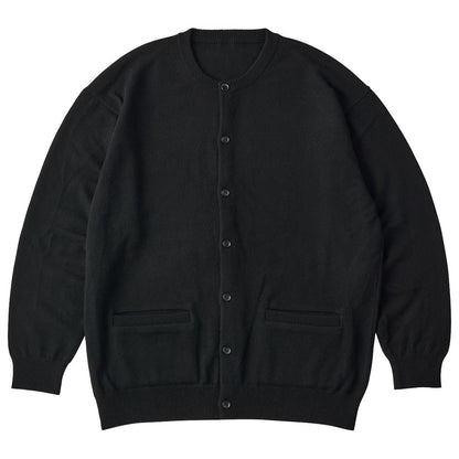 CASHMERE KNIT CREWNECK CARDIGAN (BABY CASH)