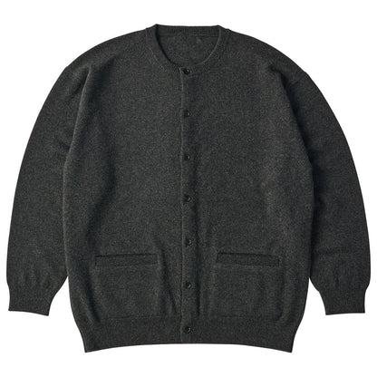 CASHMERE KNIT CREWNECK CARDIGAN (BABY CASH)