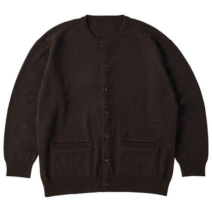 CASHMERE KNIT CREWNECK CARDIGAN (BABY CASH)