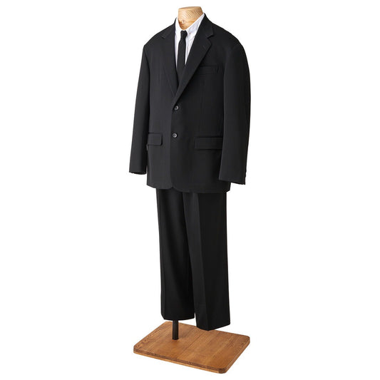 BLACK GABARDINE TAILORED SUITS