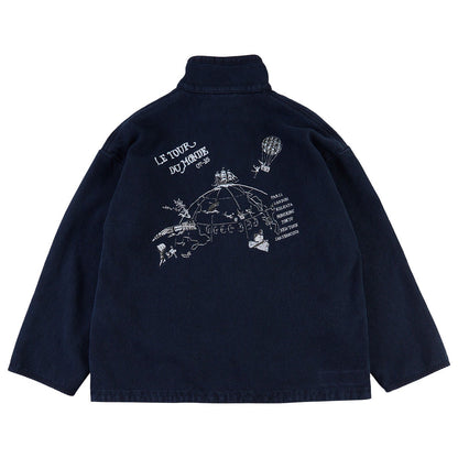 PC KENDO ZIP UP JACKET EMBROIDERY (LE TOUR DU MONDE)