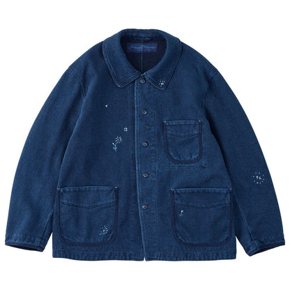 PC KENDO FRENCH JACKET EMBROIDERY (FLOWER) WATCH CHAIN ITEM