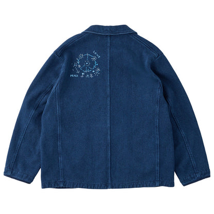 PC KENDO FRENCH JACKET EMBROIDERY (FLOWER) WATCH CHAIN ITEM