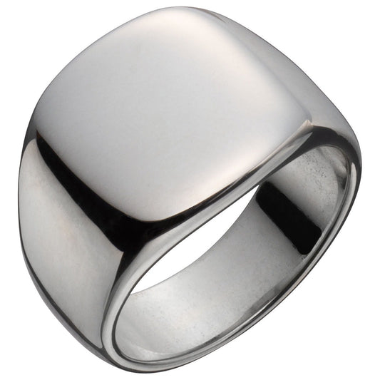 GRAND SIGNET SILVER RING