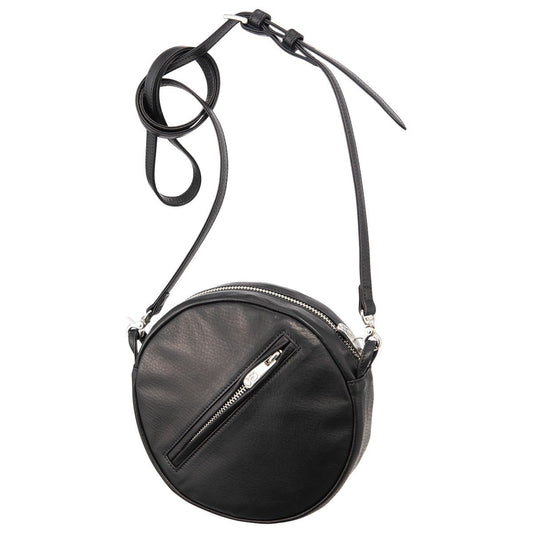 PC RIDERS LEATHER PEACE POUCH W/SILVER ZIPPER