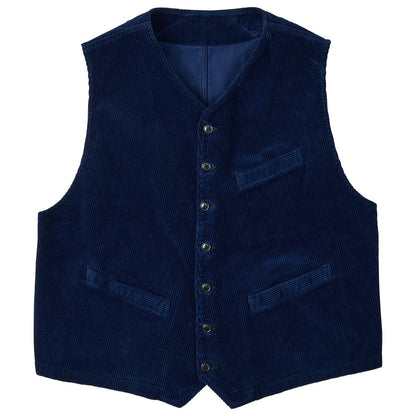 CORDUROY CLEMENCEAU VEST WATCH CHAIN ITEM