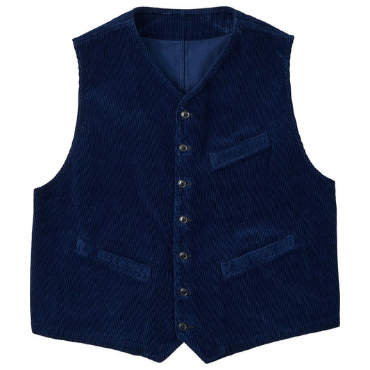 CORDUROY CLEMENCEAU VEST WATCH CHAIN ITEM
