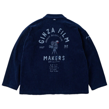 CORDUROY ZIP UP JACKET EMBROIDERY (SANDLOT)