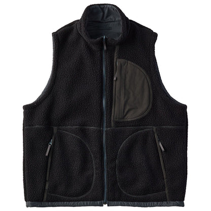 FLEECE LINER NYLON ZIP UP VEST (POLARTEC) / WEATHER MJ CONNECTION