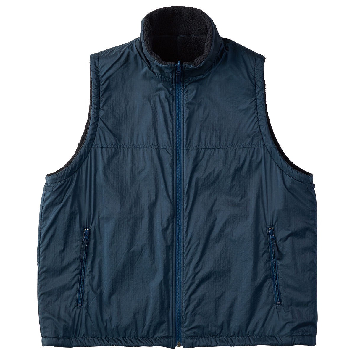 FLEECE LINER NYLON ZIP UP VEST (POLARTEC) / WEATHER MJ CONNECTION