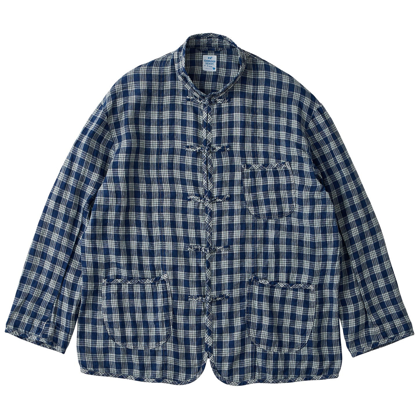 LINEN PALAKA CHINESE JACKET