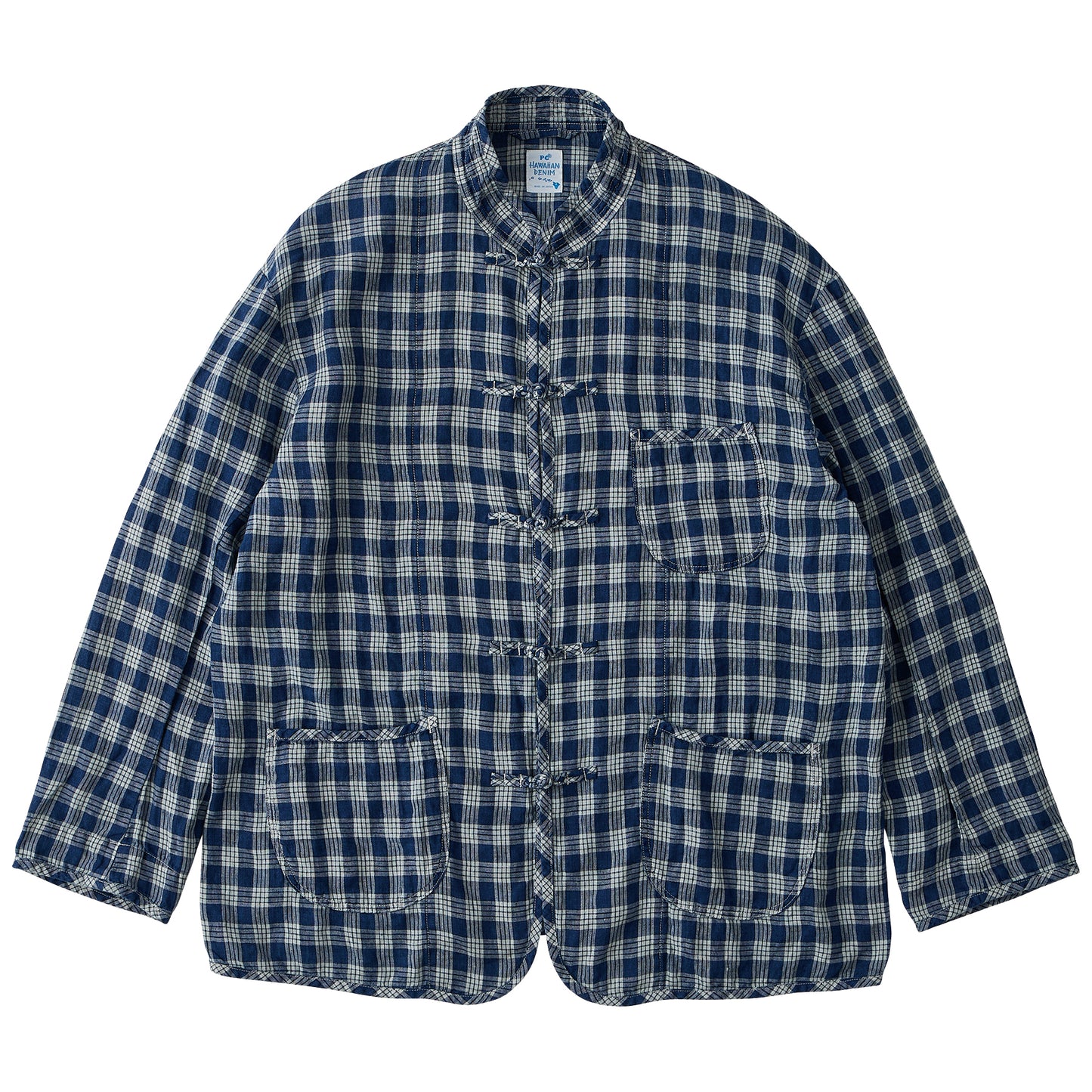 LINEN PALAKA CHINESE JACKET