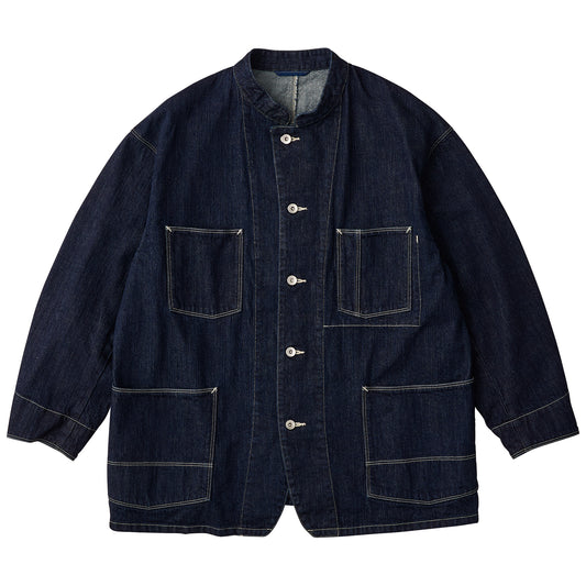 STEINBECK DENIM STAND COLLAR JACKET