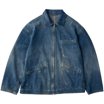 BREAKFAST DENIM ZIP UP JACKET