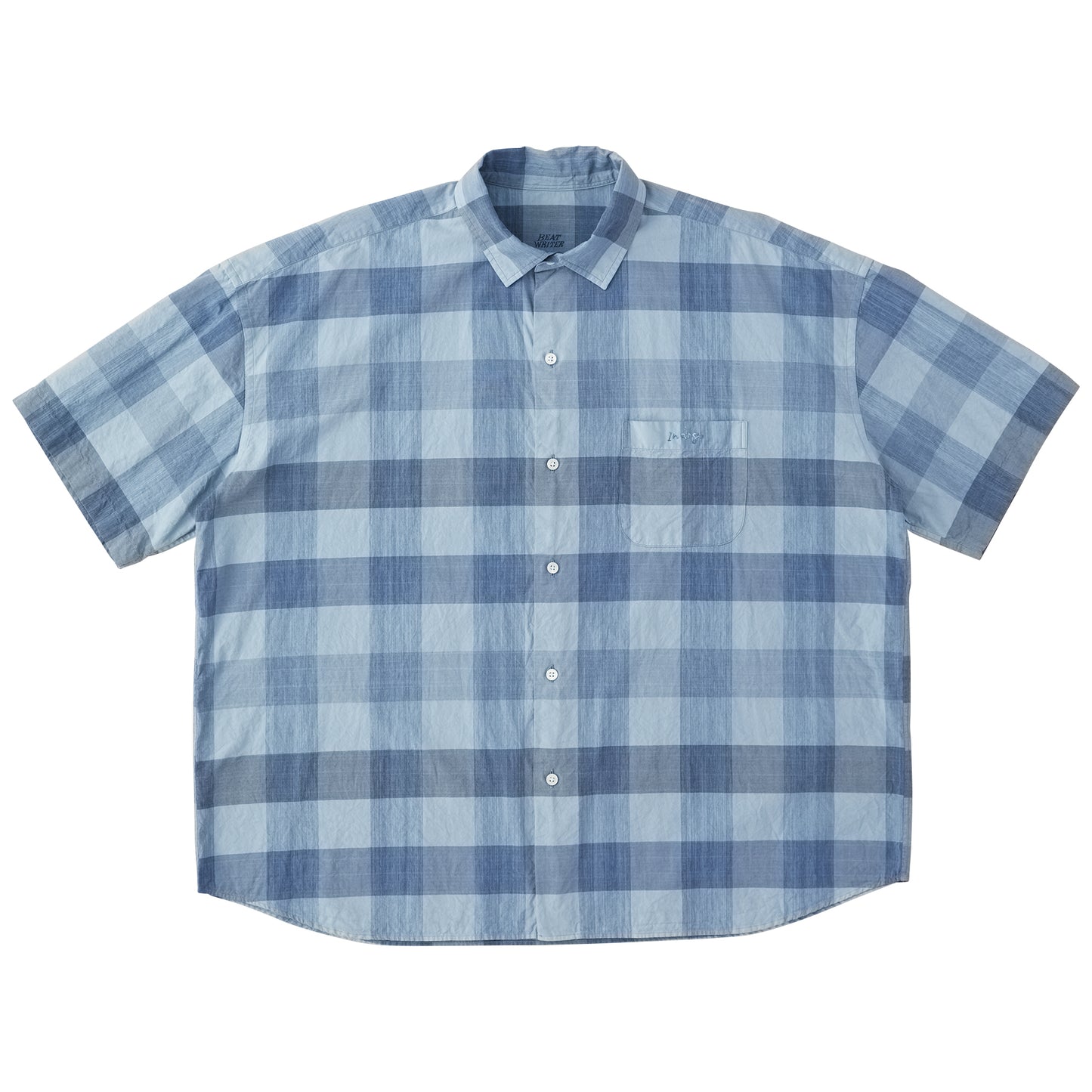 H/W INDIGO CHECK BEAT WRITER SHIRT