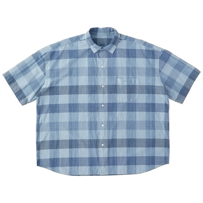 H/W INDIGO CHECK BEAT WRITER SHIRT