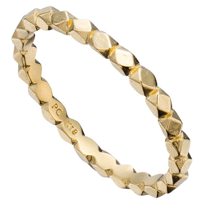 GOLD BEADS RING