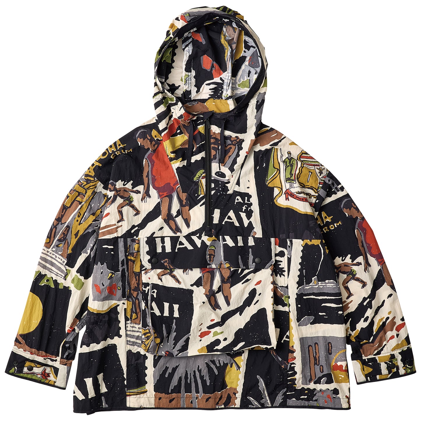 HAWAIIAN OUTDOOR ANORAK PARKA W / MINI POUCH